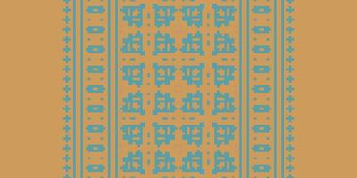 Navajo pattern Seamless Mughal architecture Motif embroidery, Pixel Ikat embroidery Design for Print scandinavian pattern saree ethnic nativity gypsy pattern vector