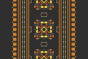 Ancient patterns Seamless Australian aboriginal pattern Motif embroidery, Pixel Ikat embroidery Design for Print endless arabesque cloth dupatta shawl bandana print silk kurta men vector