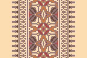 Ancient patterns Seamless Australian aboriginal pattern Motif embroidery, Pixel Ikat embroidery Design for Print tie dyeing pillowcase sambal puri kurti mughal architecture vector