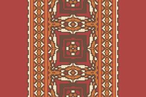 Ancient patterns Seamless Mughal architecture Motif embroidery, Pixel Ikat embroidery Design for Print indigenous art aboriginal art pattern floral kurti mughal border vector
