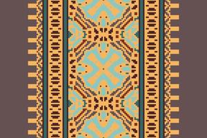 Ancient patterns Seamless Australian aboriginal pattern Motif embroidery, Pixel Ikat embroidery Design for Print scandinavian pattern saree ethnic nativity gypsy pattern vector