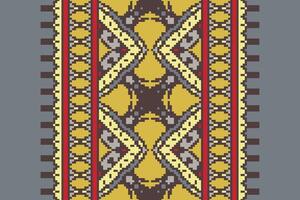 Ancient patterns Seamless Mughal architecture Motif embroidery, Pixel Ikat embroidery Design for Print border embroidery ancient egypt vector
