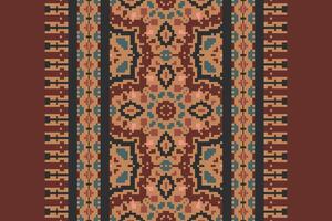 Ancient patterns Seamless Scandinavian pattern Motif embroidery, Pixel Ikat embroidery Design for Print lace pattern turkish ceramic ancient egypt art jacquard pattern vector