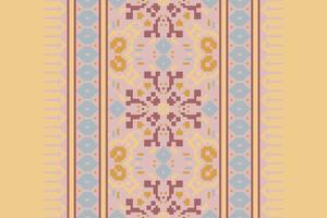 Ancient patterns Seamless Scandinavian pattern Motif embroidery, Pixel Ikat embroidery Design for Print kurta pattern mughal motifs tapestry pattern floral repeat vector