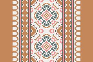 Bukhara pattern Seamless Bandana print silk Motif embroidery, Pixel Ikat embroidery Design for Print scarf hijab pattern kerchief Pixel Ikat Silk kurti model mughal patterns vector