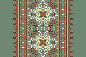 Bukhara pattern Seamless Australian aboriginal pattern Motif embroidery, Pixel Ikat embroidery Design for Print Texture fabric saree sari carpet. kurta patola saree vector