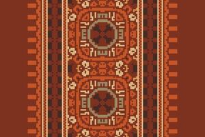 Bukhara pattern Seamless Australian aboriginal pattern Motif embroidery, Pixel Ikat embroidery Design for Print kurta pattern mughal motifs tapestry pattern floral repeat vector