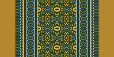 Navajo pattern Seamless Scandinavian pattern Motif embroidery, Pixel Ikat embroidery Design for Print indonesian batik motif embroidery native american kurta mughal design vector