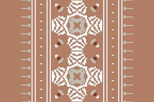 Bukhara pattern Seamless Australian aboriginal pattern Motif embroidery, Pixel Ikat embroidery Design for Print endless arabesque cloth dupatta shawl bandana print silk kurta men vector