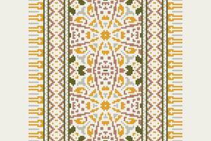 Bukhara pattern Seamless Australian aboriginal pattern Motif embroidery, Pixel Ikat embroidery Design for Print australian curtain pattern geometric pillow model kurti mughal flowers vector