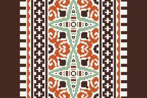 Bukhara pattern Seamless Australian aboriginal pattern Motif embroidery, Pixel Ikat embroidery Design for Print jacquard slavic pattern folklore pattern kente arabesque vector