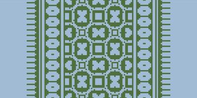 Navajo pattern Seamless Scandinavian pattern Motif embroidery, Pixel Ikat embroidery Design for Print indigenous art aboriginal art pattern floral kurti mughal border vector