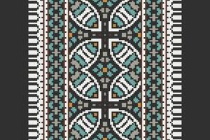 Fashion pattern Seamless Native American, Motif embroidery, Pixel Ikat embroidery Design for Print scandinavian pattern saree ethnic nativity gypsy pattern vector