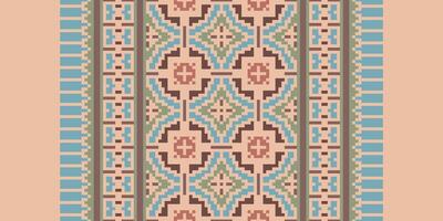 Navajo pattern Seamless Scandinavian pattern Motif embroidery, Pixel Ikat embroidery Design for Print scandinavian pattern saree ethnic nativity gypsy pattern vector