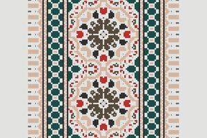 Fashion pattern Seamless Australian aboriginal pattern Motif embroidery, Pixel Ikat embroidery Design for Print scarf hijab pattern kerchief Pixel Ikat Silk kurti model mughal patterns vector
