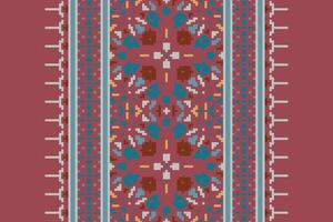 Fashion pattern Seamless Mughal architecture Motif embroidery, Pixel Ikat embroidery Design for Print australian curtain pattern geometric pillow model kurti mughal flowers vector