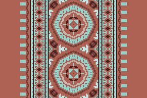 Tissue Dupatta Seamless Native American, Motif embroidery, Pixel Ikat embroidery Design for Print jacquard slavic pattern folklore pattern kente arabesque vector