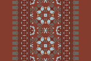 Tissue Dupatta Seamless Native American, Motif embroidery, Pixel Ikat embroidery Design for Print scandinavian pattern saree ethnic nativity gypsy pattern vector