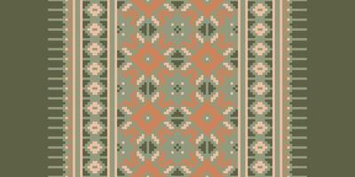 Patchwork pattern Seamless Native American, Motif embroidery, Pixel Ikat embroidery Design for Print Texture fabric saree sari carpet. kurta patola saree vector