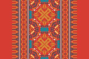 Tissue Dupatta Seamless Australian aboriginal pattern Motif embroidery, Pixel Ikat embroidery Design for Print jacquard slavic pattern folklore pattern kente arabesque vector