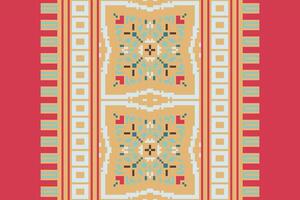 Tissue Dupatta Seamless Mughal architecture Motif embroidery, Pixel Ikat embroidery Design for Print lace pattern seamless pattern vintage shibori jacquard seamless vector