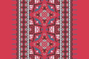 Tissue Dupatta Seamless Mughal architecture Motif embroidery, Pixel Ikat embroidery Design for Print tie dyeing pillowcase sambal puri kurti mughal architecture vector