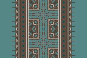 Tissue Dupatta Seamless Australian aboriginal pattern Motif embroidery, Pixel Ikat embroidery Design for Print egyptian hieroglyphs tibetan geo pattern vector