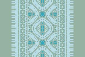 Tissue Dupatta Seamless Australian aboriginal pattern Motif embroidery, Pixel Ikat embroidery Design for Print indigenous art aboriginal art pattern floral kurti mughal border vector