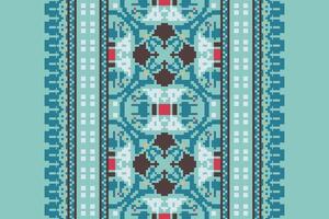 Tissue Dupatta Seamless Mughal architecture Motif embroidery, Pixel Ikat embroidery Design for Print lace pattern turkish ceramic ancient egypt art jacquard pattern vector