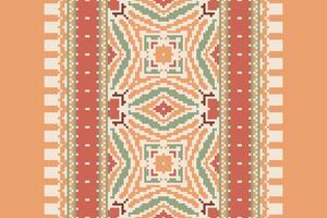 Tissue Dupatta Seamless Mughal architecture Motif embroidery, Pixel Ikat embroidery Design for Print egyptian hieroglyphs tibetan geo pattern vector