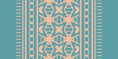 Patchwork pattern Seamless Native American, Motif embroidery, Pixel Ikat embroidery Design for Print indigenous art aboriginal art pattern floral kurti mughal border vector