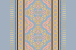 Tissue Dupatta Seamless Scandinavian pattern Motif embroidery, Pixel Ikat embroidery Design for Print tie dyeing pillowcase sambal puri kurti mughal architecture vector