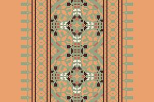 Tissue Dupatta Seamless Scandinavian pattern Motif embroidery, Pixel Ikat embroidery Design for Print egyptian hieroglyphs tibetan geo pattern vector