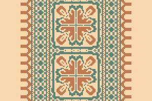 Peruvian pattern Seamless Australian aboriginal pattern Motif embroidery, Pixel Ikat embroidery Design for Print indonesian batik motif embroidery native american kurta mughal design vector
