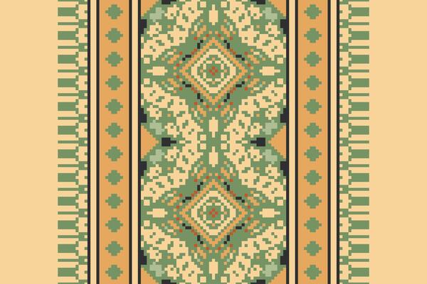 Peruvian pattern Seamless Bandana print silk Motif embroidery, Pixel Ikat embroidery Design for Print egyptian hieroglyphs tibetan geo pattern
