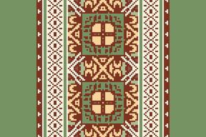Peruvian pattern Seamless Australian aboriginal pattern Motif embroidery, Pixel Ikat embroidery Design for Print pattern vintage flower folk navajo patchwork pattern vector