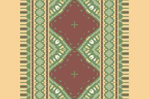 Peruvian pattern Seamless Australian aboriginal pattern Motif embroidery, Pixel Ikat embroidery Design for Print figure tribal ink on cloth patola sari vector