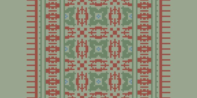 Patchwork pattern Seamless Native American, Motif embroidery, Pixel Ikat embroidery Design for Print figure tribal ink on cloth patola sari