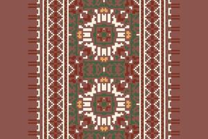 Peruvian pattern Seamless Mughal architecture Motif embroidery, Pixel Ikat embroidery Design for Print lace pattern seamless pattern vintage shibori jacquard seamless vector