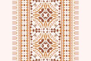 Peruvian pattern Seamless Mughal architecture Motif embroidery, Pixel Ikat embroidery Design for Print kurta pattern mughal motifs tapestry pattern floral repeat vector