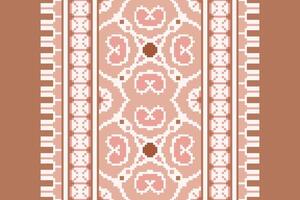 Peruvian pattern Seamless Mughal architecture Motif embroidery, Pixel Ikat embroidery Design for Print vyshyvanka placemat quilt sarong sarong beach kurtis Indian motifs vector