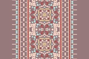 Peruvian pattern Seamless Scandinavian pattern Motif embroidery, Pixel Ikat embroidery Design for Print indigenous art aboriginal art pattern floral kurti mughal border vector