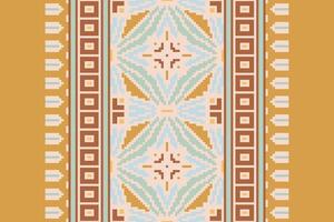 Peruvian pattern Seamless Scandinavian pattern Motif embroidery, Pixel Ikat embroidery Design for Print egyptian pattern tibetan mandala bandanna vector