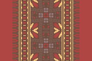 Peruvian pattern Seamless Scandinavian pattern Motif embroidery, Pixel Ikat embroidery Design for Print kurta pattern mughal motifs tapestry pattern floral repeat vector