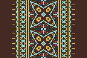 Patola sari Seamless Australian aboriginal pattern Motif embroidery, Pixel Ikat embroidery Design for Print kurta pattern mughal motifs tapestry pattern floral repeat vector