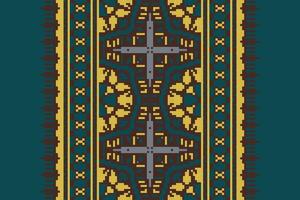 Patola sari Seamless Australian aboriginal pattern Motif embroidery, Pixel Ikat embroidery Design for Print tie dyeing pillowcase sambal puri kurti mughal architecture vector