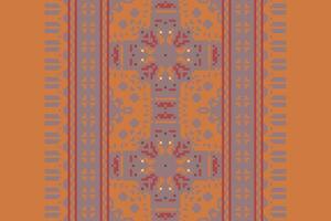 Patola sari Seamless Australian aboriginal pattern Motif embroidery, Pixel Ikat embroidery Design for Print indigenous art aboriginal art pattern floral kurti mughal border vector