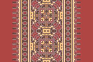 Patola sari Seamless Australian aboriginal pattern Motif embroidery, Pixel Ikat embroidery Design for Print australian curtain pattern geometric pillow model kurti mughal flowers vector