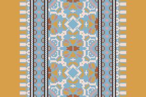 Patola sari Seamless Mughal architecture Motif embroidery, Pixel Ikat embroidery Design for Print egyptian hieroglyphs tibetan geo pattern vector