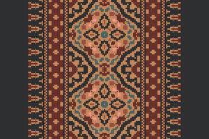 Patola sari Seamless Mughal architecture Motif embroidery, Pixel Ikat embroidery Design for Print australian curtain pattern geometric pillow model kurti mughal flowers vector
